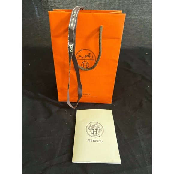 Hermes Handbags - Hermes Paper Reusable Shopping Bag Gift 9" x 6 " x 3"